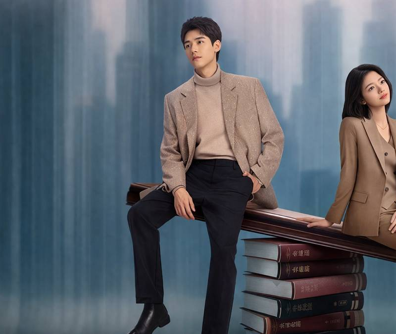 Hold a Court Now Chinese drama official poster with Gong Jun and Ren Min
