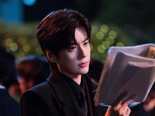 Wei Zhe ming in a modern romance scene from You Are My Fateful Love