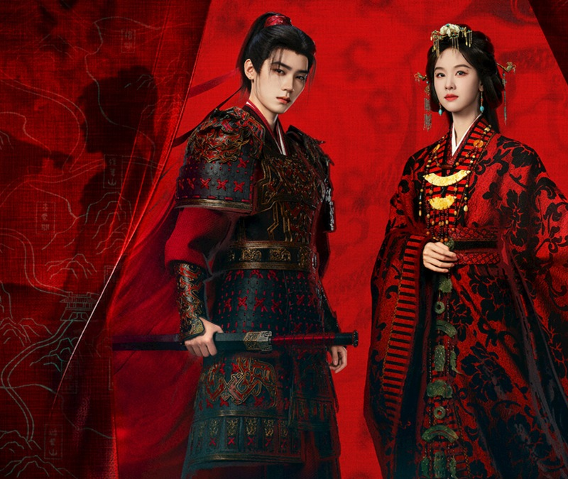 Ashes to Crown Chinese drama official poster starring Chen Duling and Zhou Yiran
