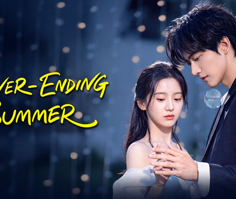 Never-Ending Summer Chinese drama official poster starring Zhou Keyu and Bao Shang'en