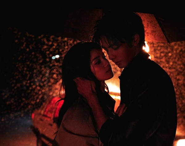Romantic scene from Love for You (2026) Chinese drama