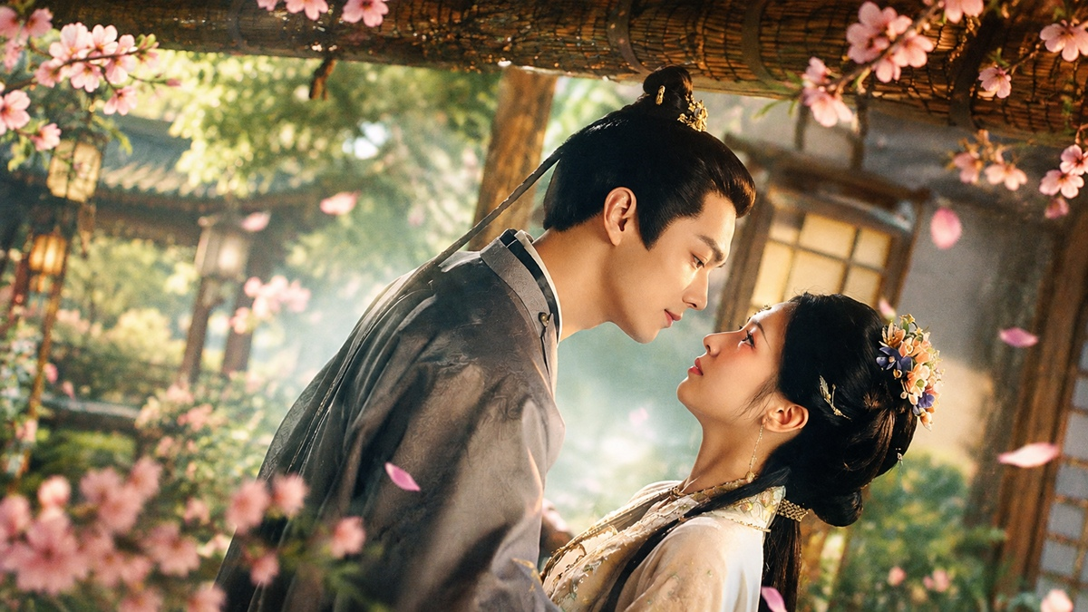 Official poster for the Chinese historical drama Spring of the Blade starring Xu Kai and Zhou Ye